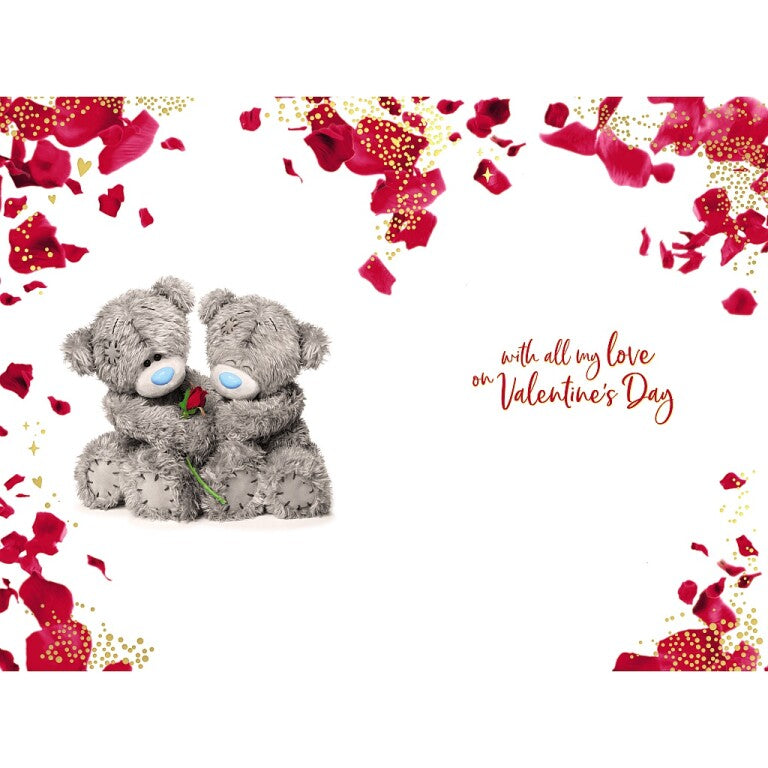 Me to You Tatty Teddy Valentine's Day Luxury 3D Keepsake Card 'For my Gorgeous Wife' 6 x 9