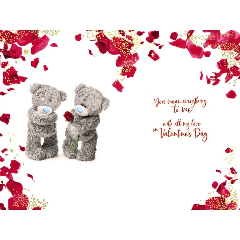 Me to You Tatty Teddy Valentine's Day Luxury 3D Keepsake Card For the One I Love 6 x 9