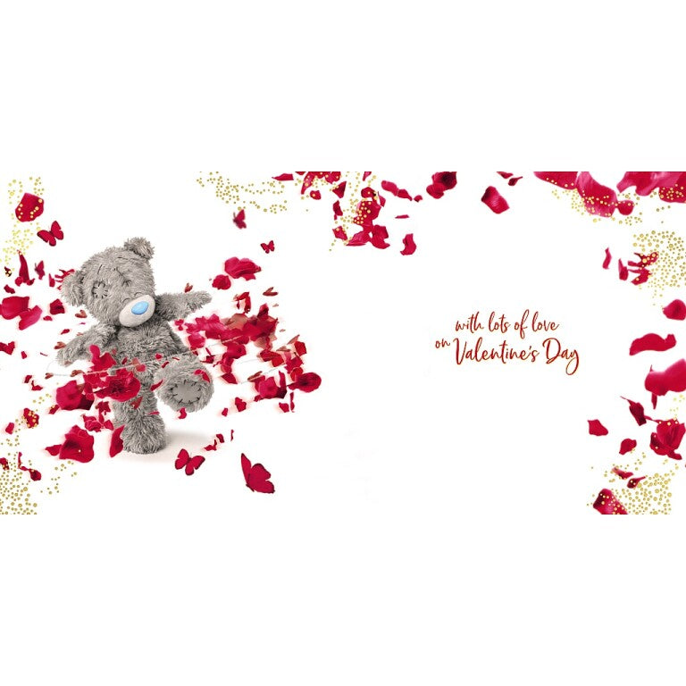 Me to You Tatty Teddy Valentine's Day 3D Keepsake Card 'You Give Me Butterflies' 6 x 6