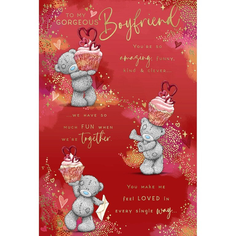Me to You Tatty Teddy 'Boyfriend' Valentine's Day Card, 6x9