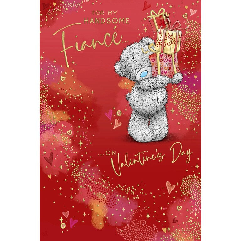 Me to You Tatty Teddy 'Fiance' Valentine's Day Card, 6x9