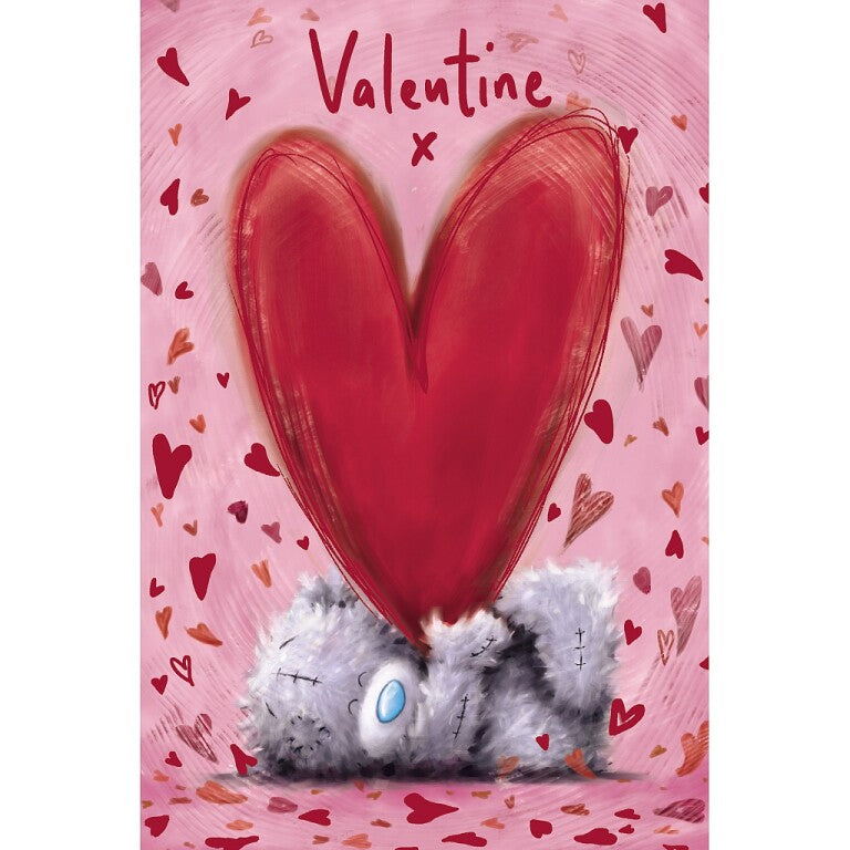 Me to You Tatty Teddy 'Valentine' Open Send Valentine's Day Card 6 x 8