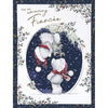 Me to You Tatty Teddy 'Amazing Fiancée' Handmade Christmas Card
