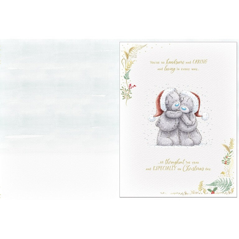 Me to You Tatty Teddy Luxury Christmas Card For Fiance In Keepsake Box