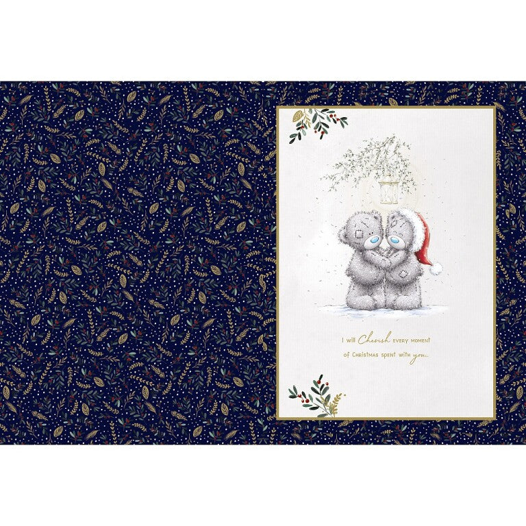 Me to You Tatty Teddy 'For The One I Love' Sledge Handmade Christmas Card