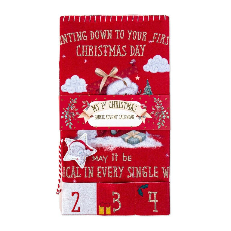 Tiny Tatty Teddy Hanging Advent Calendar - Baby's First Christmas