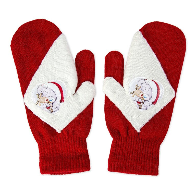 Tiny Tatty Teddy 'My First Christmas' Hand-in-Hand Gloves