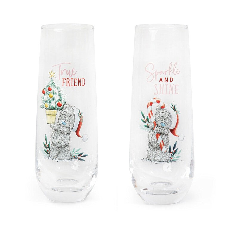 Me to You Tatty Teddy Stemless Wine Glasses Christmas Gift for Fabulous Friend