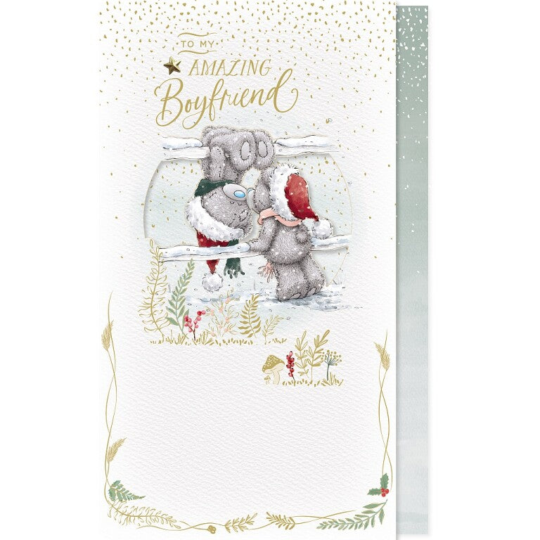 Me to You Tatty Teddy Luxury Handmade Christmas Card For Son & Daughter-in-Law 6x9ins