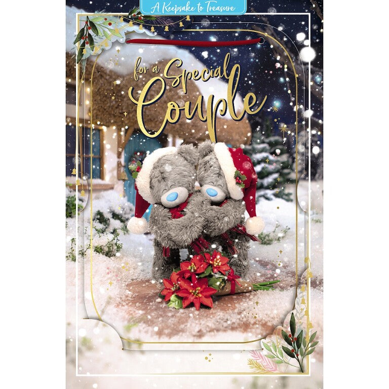 Me to You Tatty Teddy 3D Christmas Keepsake Card For A Special Couple 6x9ins