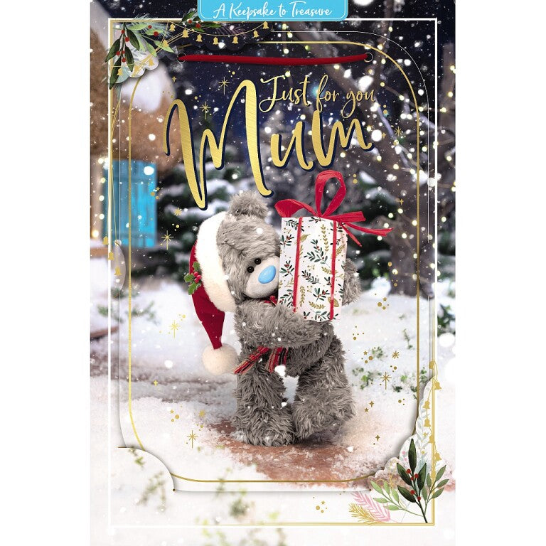 Me to You Tatty Teddy 3D Christmas Card 6x9ins