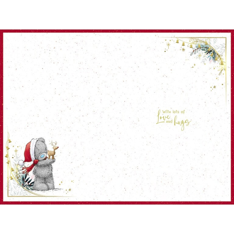 Me To You Tatty Teddy Christmas Card To A Lovely Mummy 6x9ins