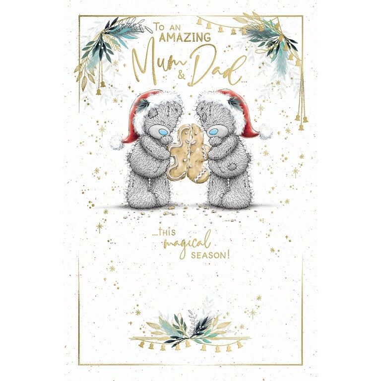 Me to You 'To An Amazing Mum and Dad This Magical Season' Card