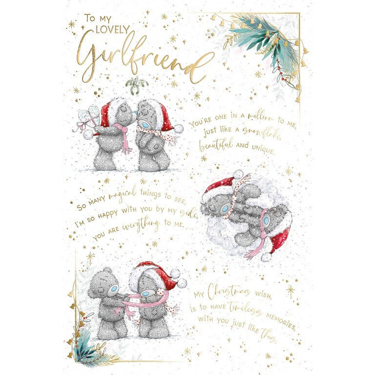 Me to You 'To My Lovely Girlfriend' Christmas Verse Card