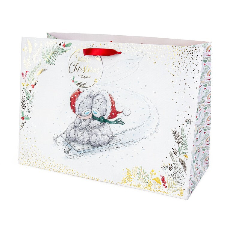 Me to You Tatty Teddy Sleigh Ride Extra Large Christmas Gift Bag