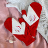 Tiny Tatty Teddy Christmas Hand-in-Hand Mother and Toddler Gloves