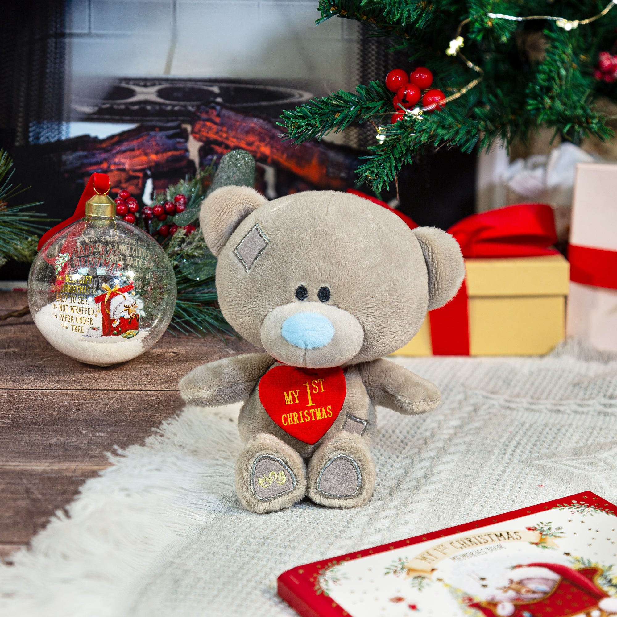 Tiny Tatty Teddy My First Christmas Bear in Gift Box