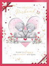 Me to You Tatty Teddy Luxury Boxed Handmade Valentine's Day Card 'To my Amazing Husband' 12 x 9