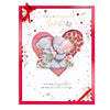 Me to You Tatty Teddy Luxury Boxed Handmade Valentine's Day Card 'To my Wonderful Wife' 12 x 9