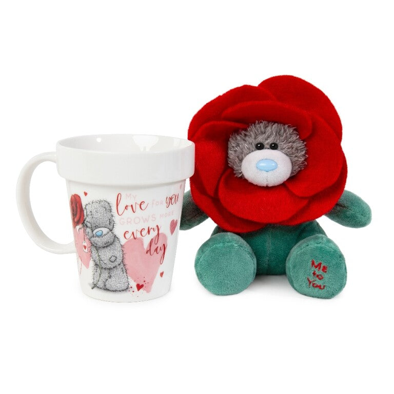 Me to You Plant Pot-style Mug and Plush Gift Set