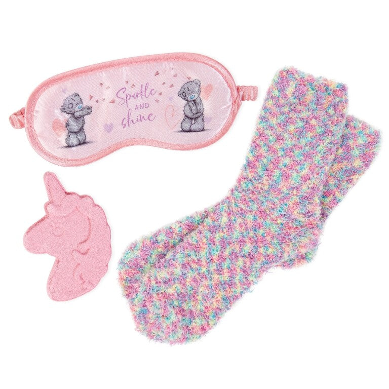Me to You Eye Mask, Bath Bomb and Bed Socks Gift Set
