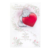 Me to You Tatty Teddy Luxury Hand Made Valentine's Day Card 'To my Wonderful Fiancée' 6 x 9