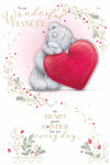 Me to You Tatty Teddy Luxury Hand Made Valentine's Day Card 'To my Wonderful Fiancée' 6 x 9