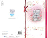 Me to You Tatty Teddy Hand Made Valentine's Day Card 'To my Beautiful Wife' 7 x 11