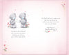 Me to You Tatty Teddy Luxury Hand Made Valentine's Day Card 'To my Wonderful Husband' 7 x 11
