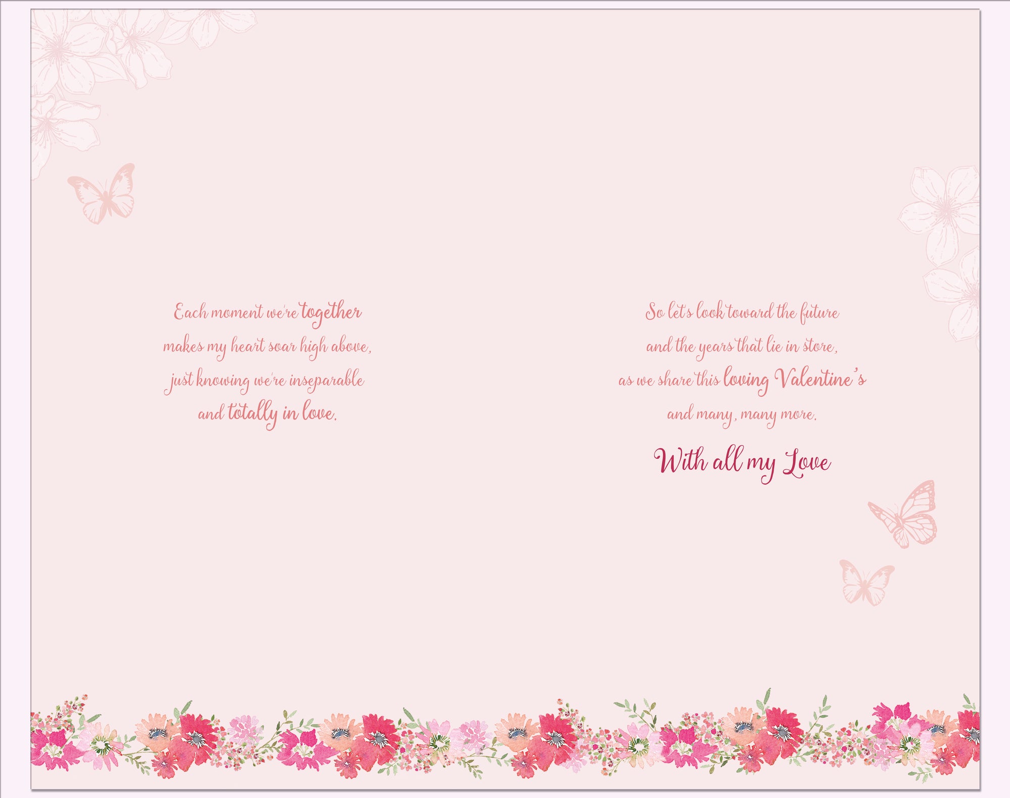 Luxury Handmade Valentine's Day Card 'For My Lovely Fiancee' Gold Foil Floral Heart 3-D Effect Design by Wishing Well Studios, 7 X 11 Inches