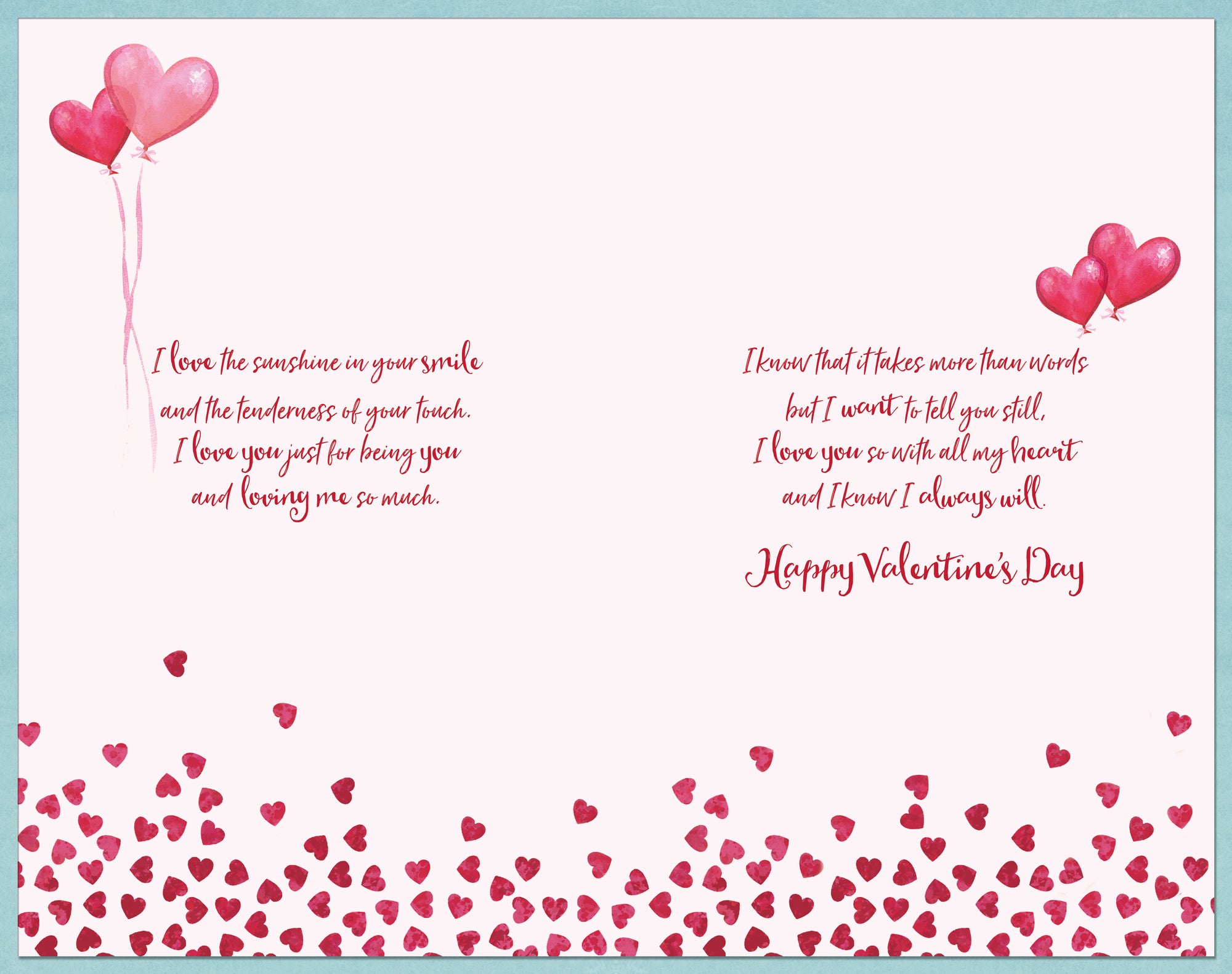 Luxury Handmade Valentine's Day Card 'To The One' Gold Foil Heart And Balloons Design by Wishing Well Studios, 7 X 11 Inches