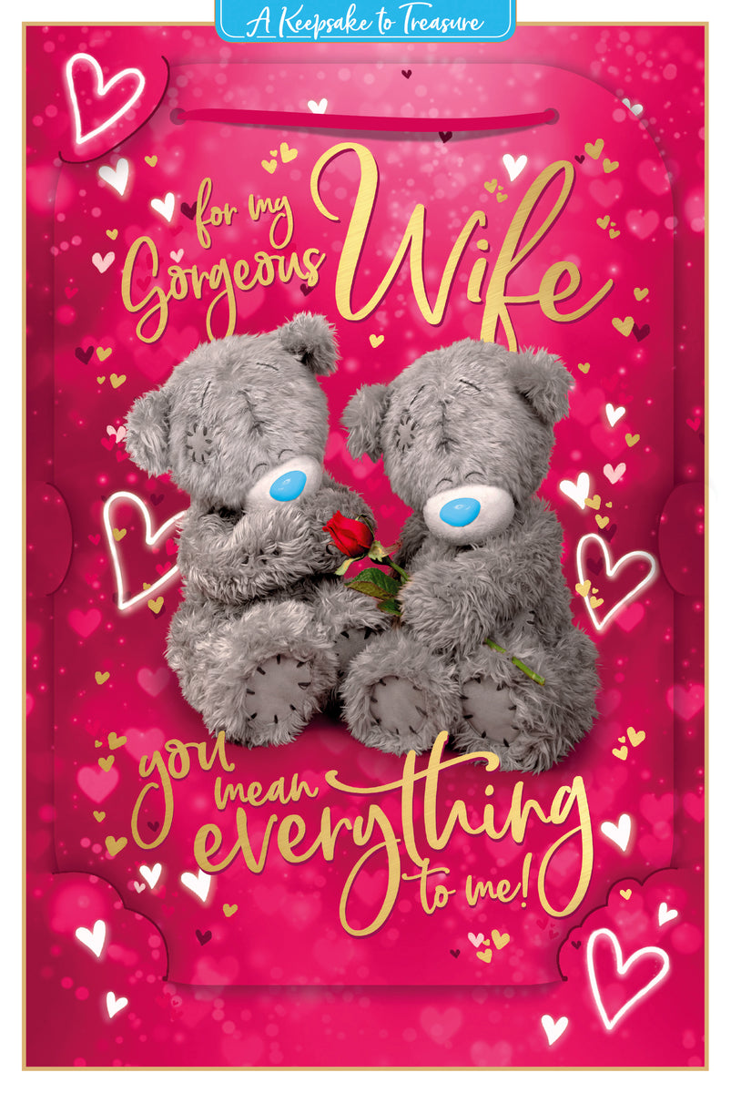 Me to You Tatty Teddy Valentine's Day Luxury 3D Keepsake Card 'For my ...