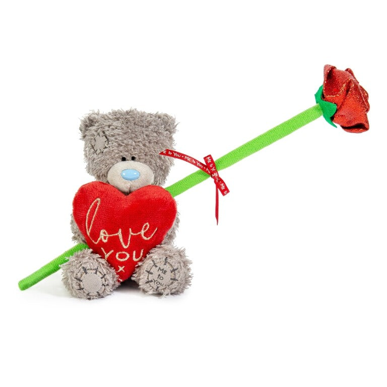 Me to You Tatty Teddy Bear With Felt Rose In A Gift Box