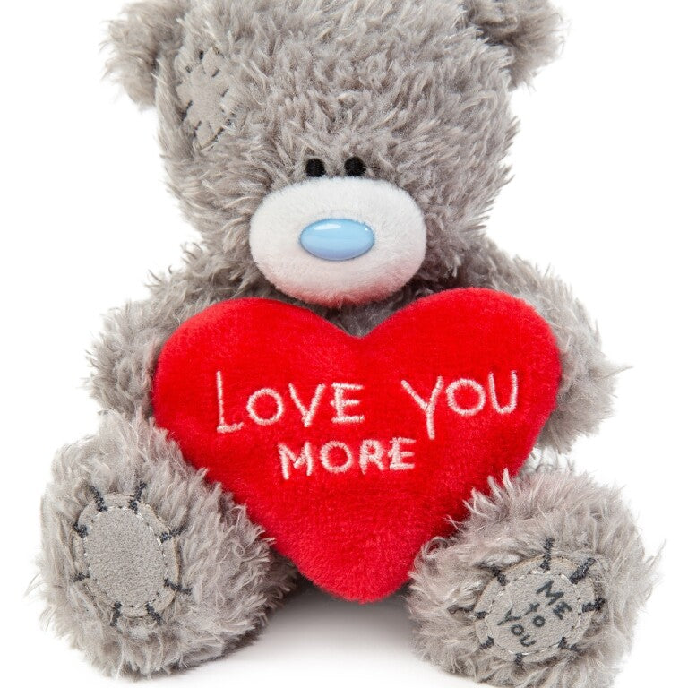 Me to You Tatty Teddy Holding 'Love You More' Heart