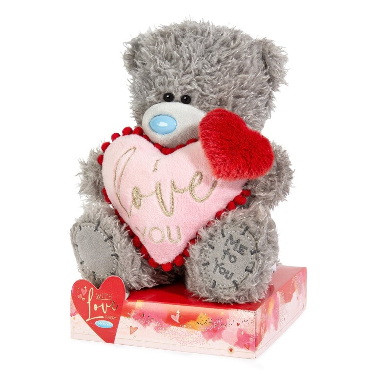 Me to You Tatty Teddy 'Love You' 15cm Bear With PomPom Heart