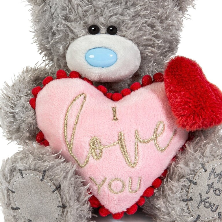 Me to You Tatty Teddy 'Love You' 15cm Bear With PomPom Heart