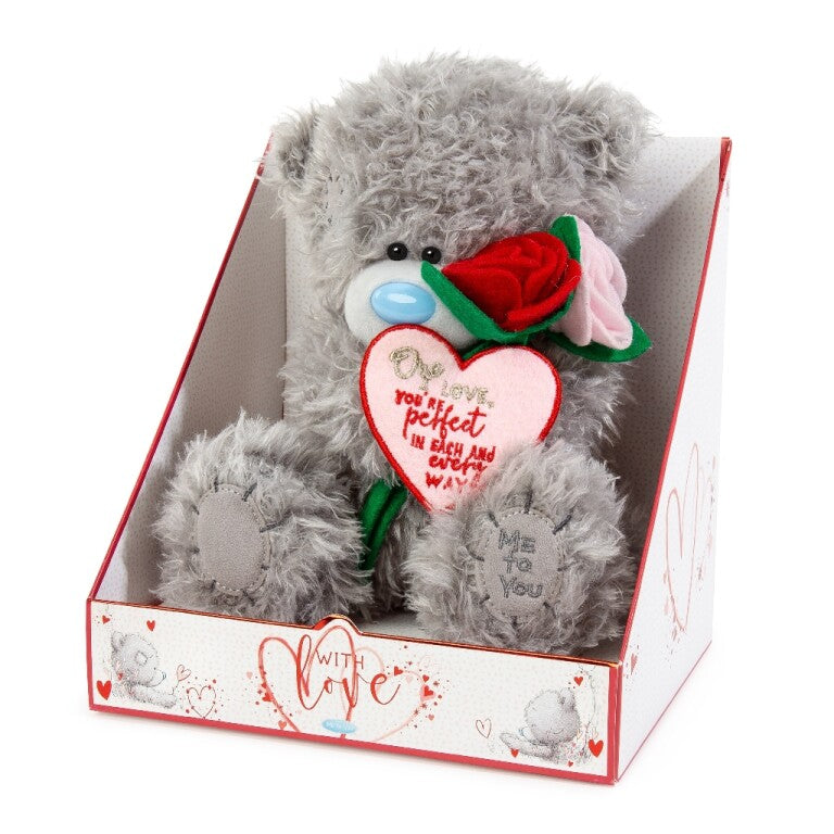 Me to You 'You're Perfect' Tatty Teddy Holding Roses