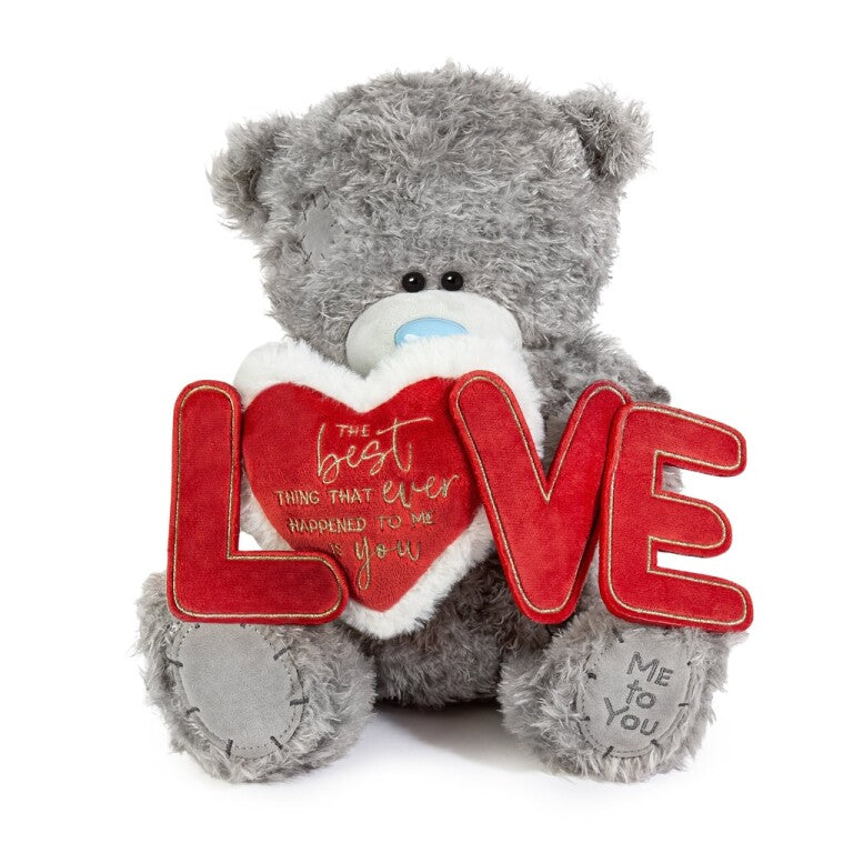 Me to You Tatty Teddy 27cm Large Bear With 'Love' Banner