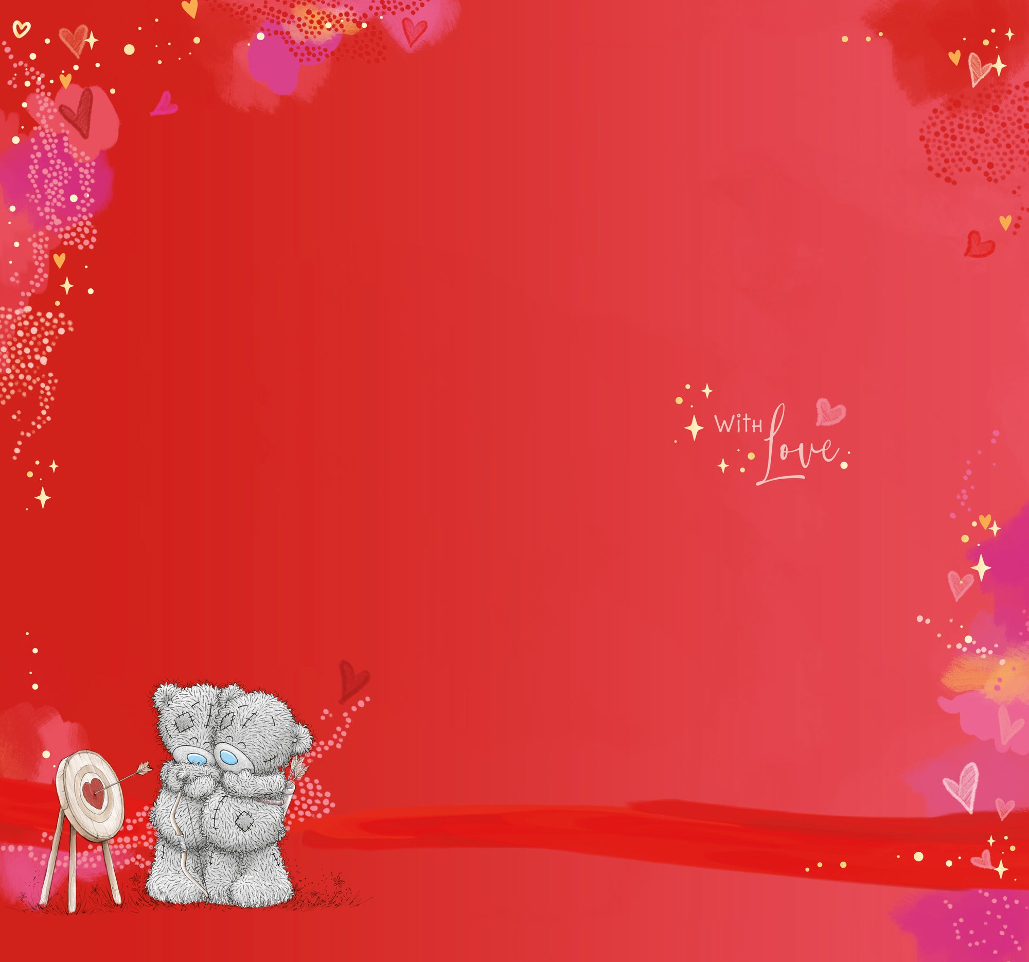 Me to You Tatty Teddy Cupid Valentine's Day Card, 5x9
