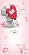 Me to You Tatty Teddy Valentine's Day 'Happy Place' Card 5 x 9