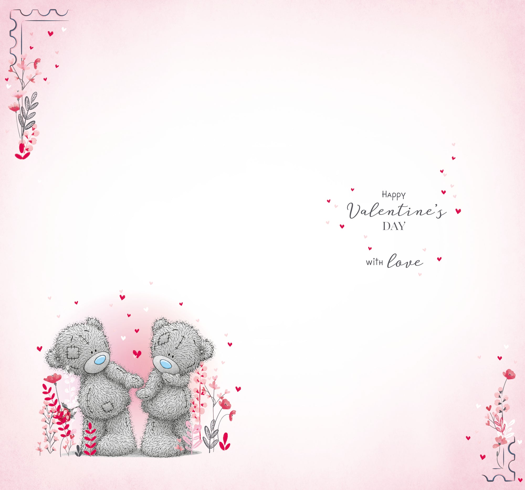 Me to You Tatty Teddy Valentine's Day 'Happy Place' Card 5 x 9