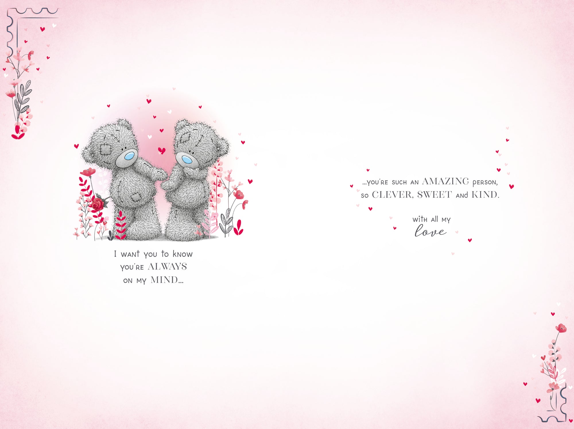 Me to You Tatty Teddy 'Someone Very Special' Valentine's Day Card 6 x 9 inches Official Collection