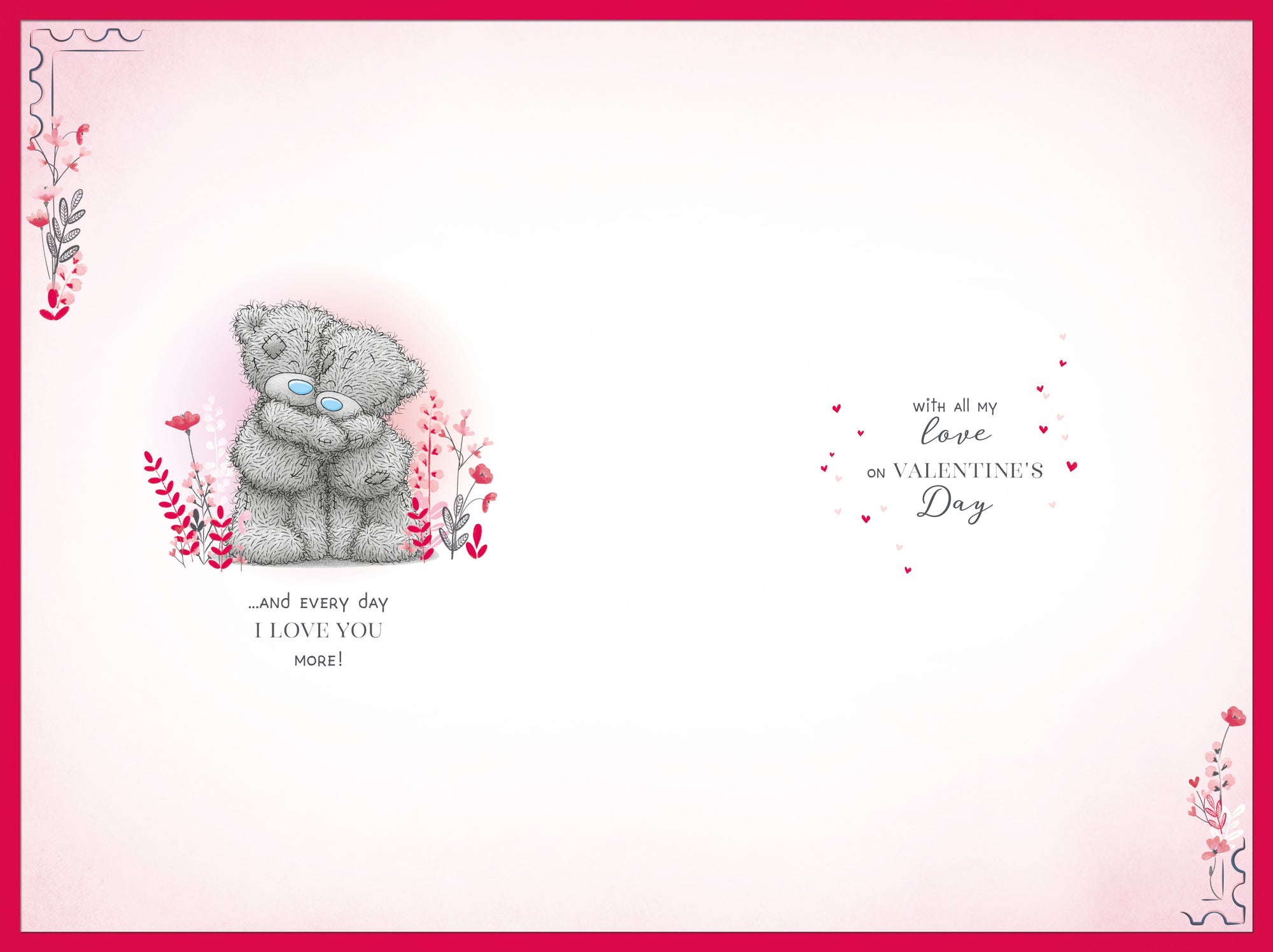 Me to You Tatty Teddy Storyboard Valentine's Day Card For Boyfriend 6 x 9