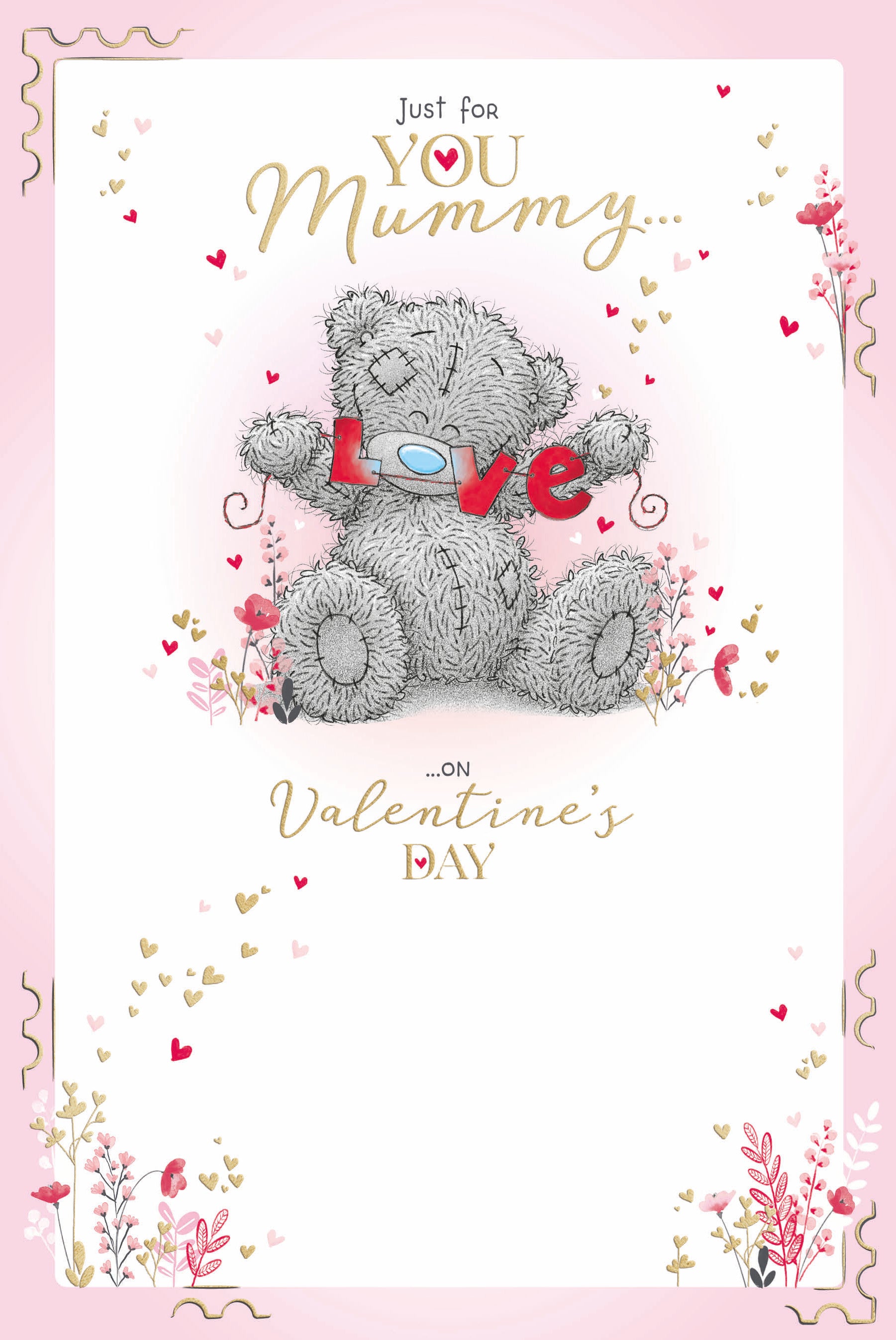 Me to You Tatty Teddy Valentine's Day Card For Mummy 6 x 9