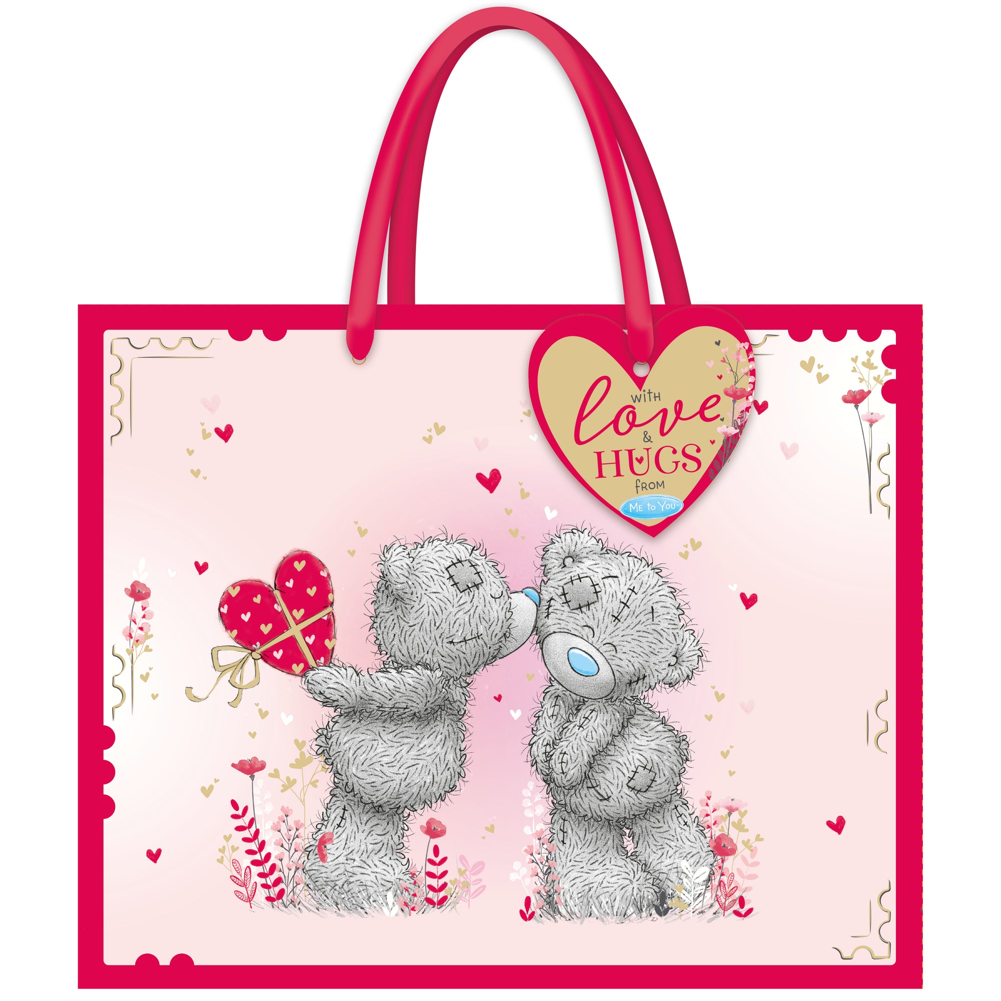 Me to You Tatty Teddy Valentine's Day Gift Bag, Large Size