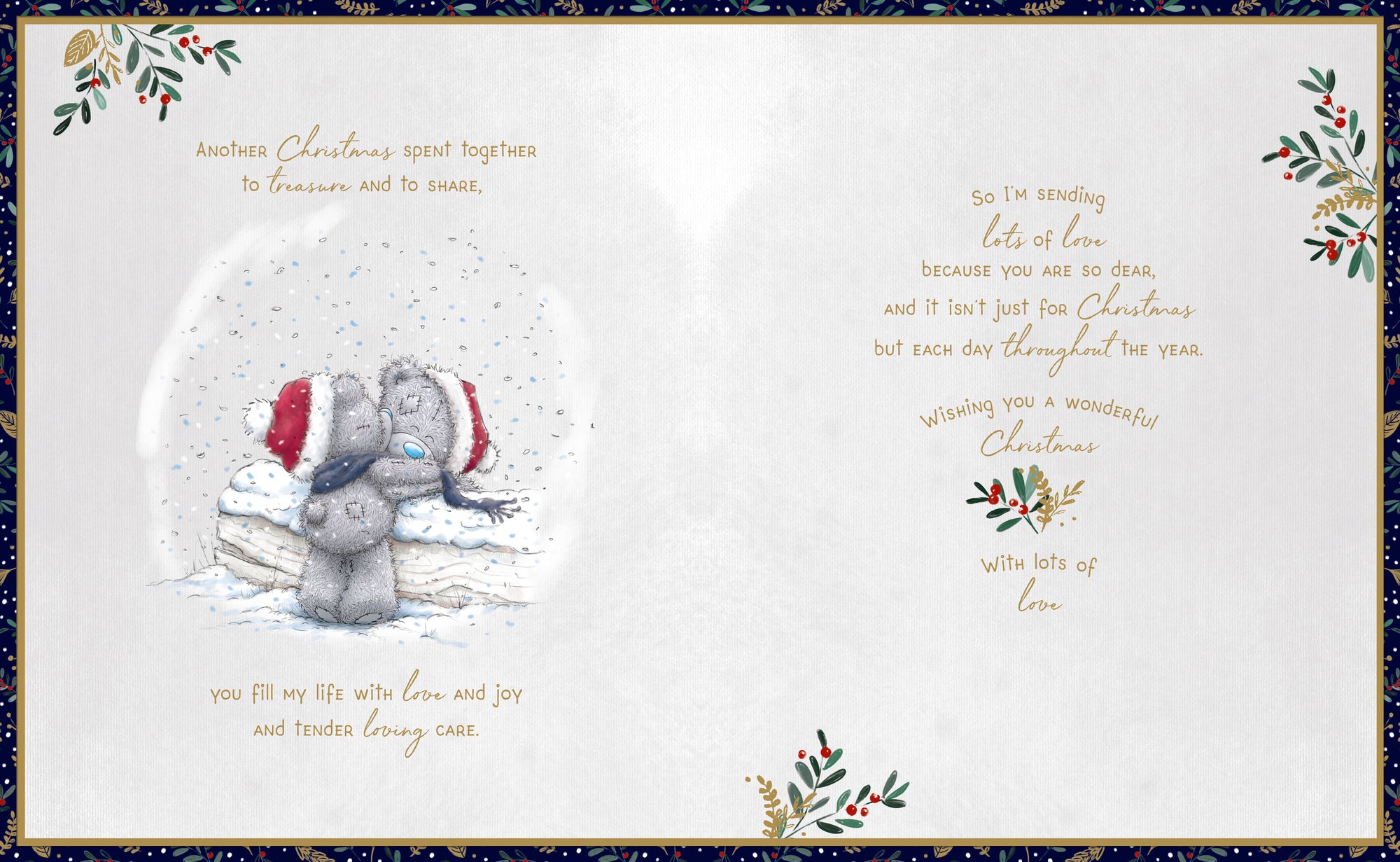 Me to You Special Wife Christmas Card