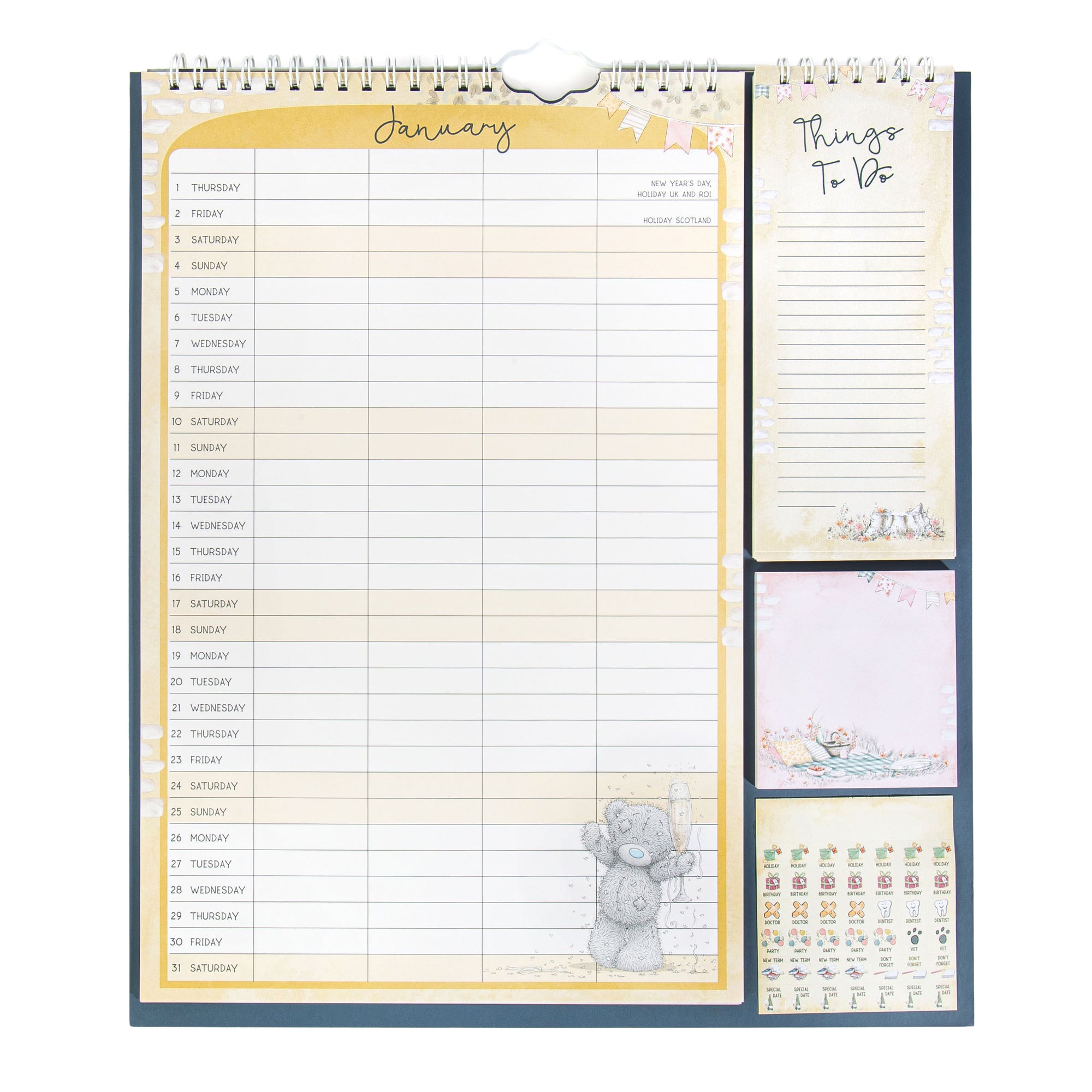 Me to You Tatty Teddy 2026 Household Planner