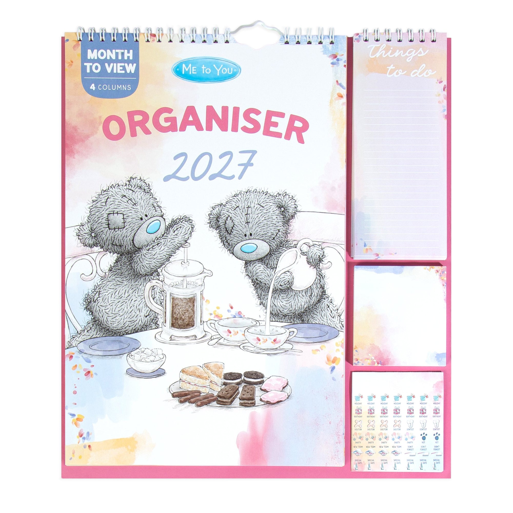 Me to You Tatty Teddy Household Planner 2027 - 30 x 34 cm