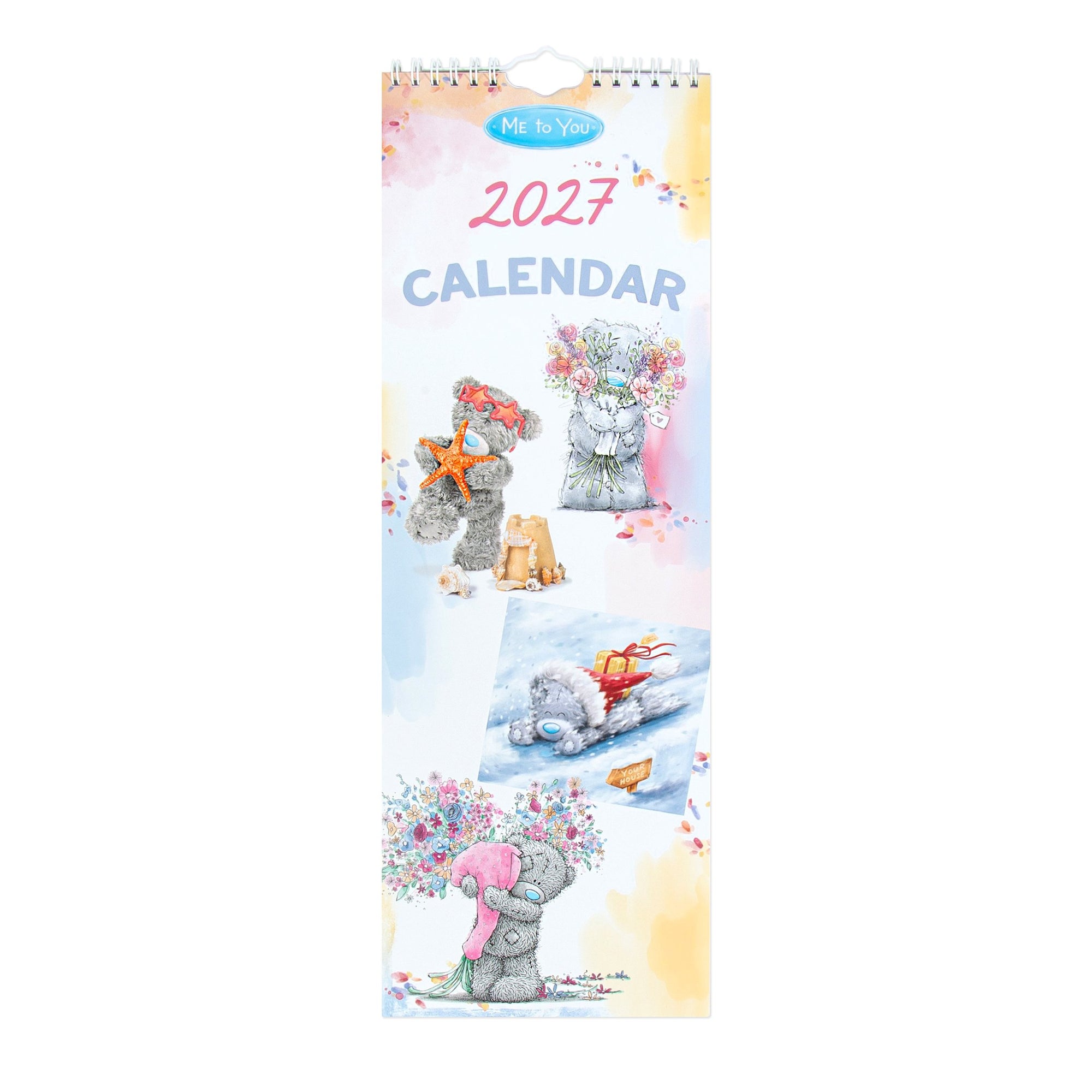 Me to You Tatty Teddy 2027 Multi Brand Slim Calendar, Featuring Tatty Teddy  14.5 x 42 cm