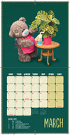 Me to You Photo Finish Tatty Teddy 2027 Square Calendar 30.5 x 30 cm